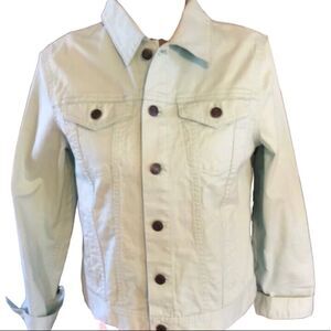 Talbots Mint Green Jean Jacket, SP